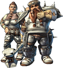 Dwarf male and female